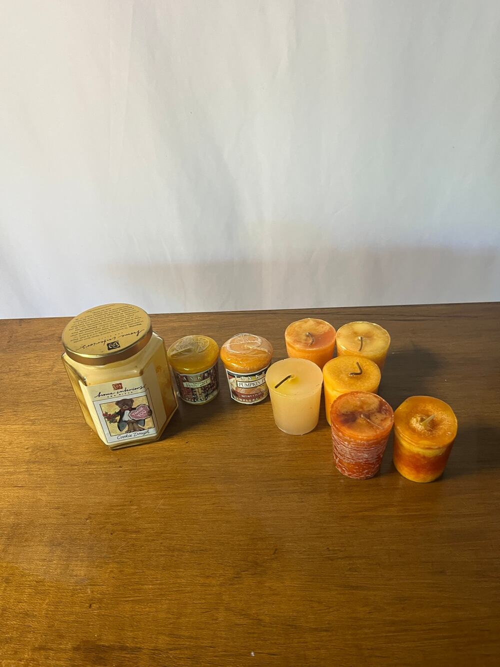 Candle Lot Fall Autumn Yankee Candle Samplers Home Interiors Cookie Dough